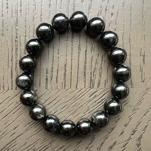 Hypersthene bracelet 11mm SIZE 6.5-6.75’